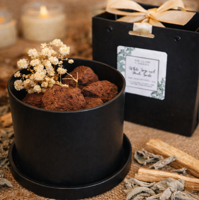 Smudge stone and topper oil set