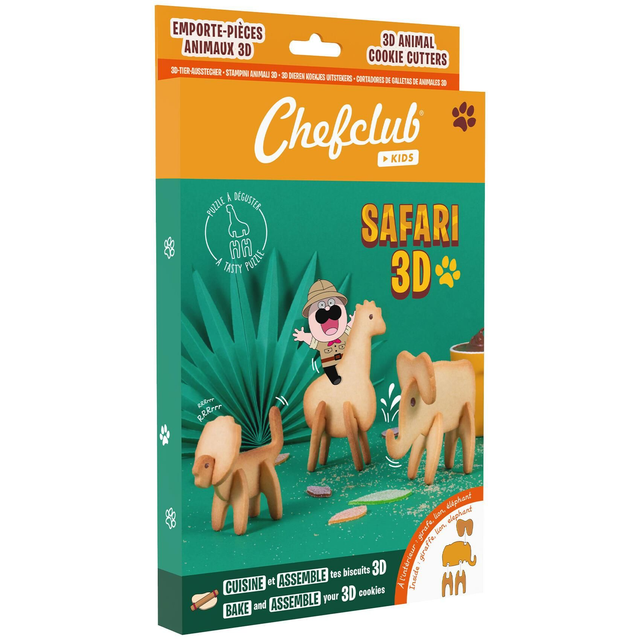 Chefclub Kids Keksausstecher Safari Kekse 3D