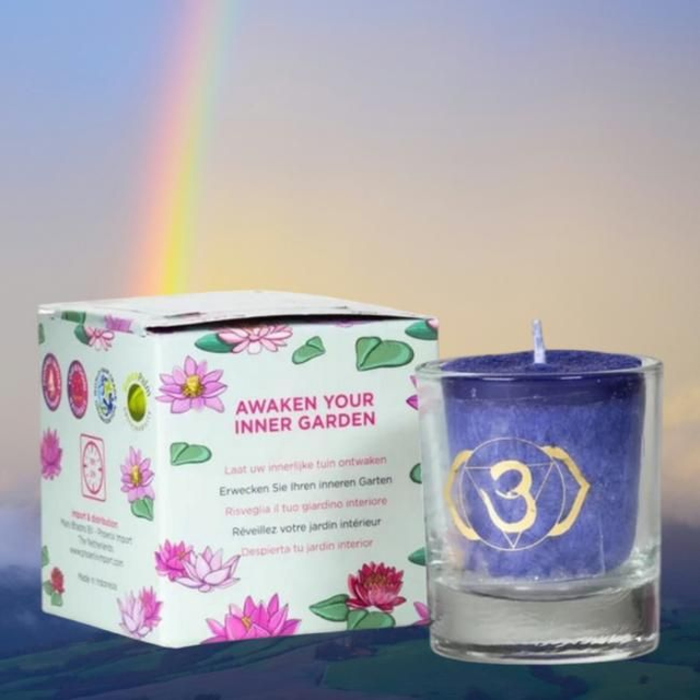 Bougie votive 8 "Ajna" 3eme oeil