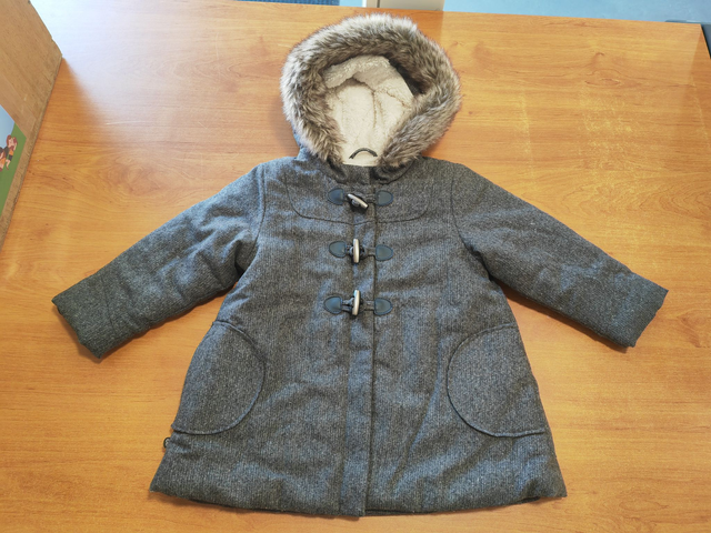 Manteau gris 18 mois