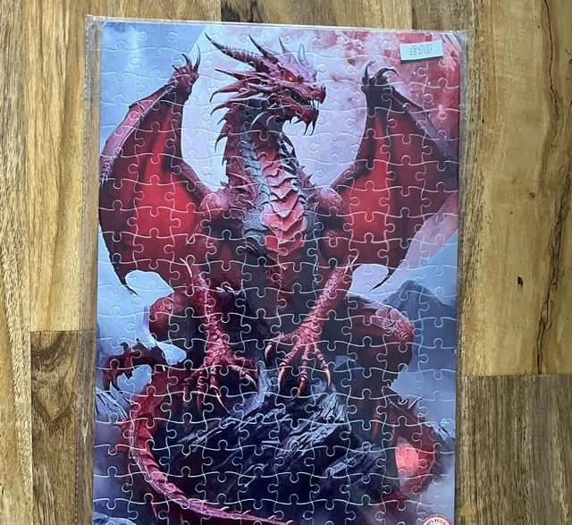Dragon limited to 1 A3 200 piece jigsaw