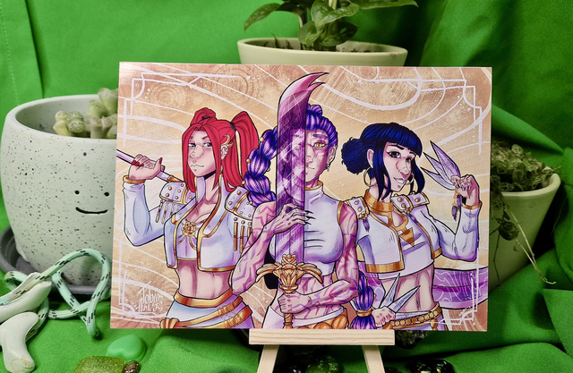 Huntrix Kpop Demon Hunters Print