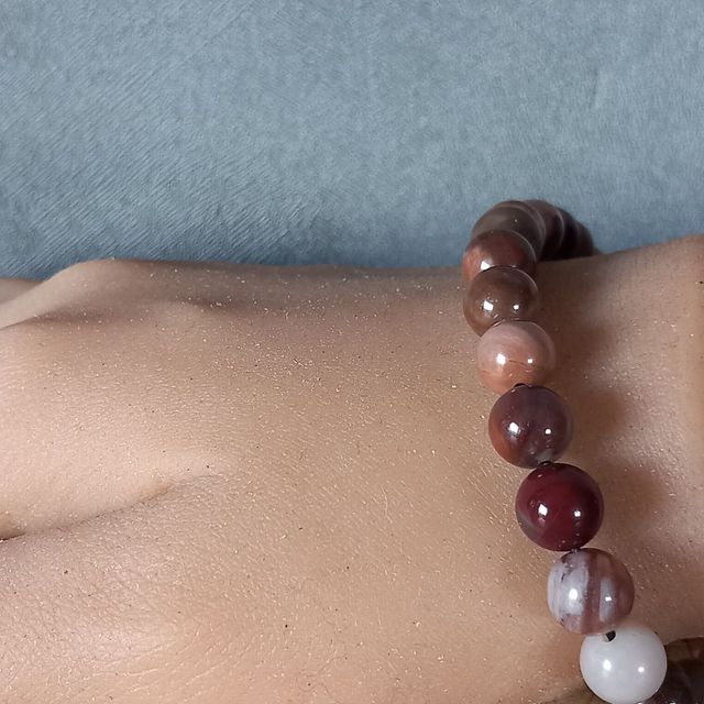 Bracelet ajustable en Bois fossile