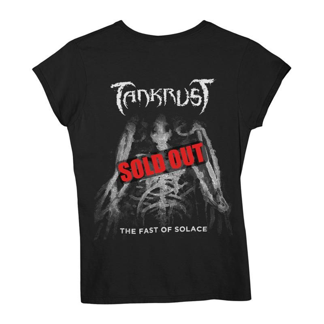 TANKRUST / T-SHIRT THE FAST OF SOLACE BLACK (Woman&#039;s cut) 