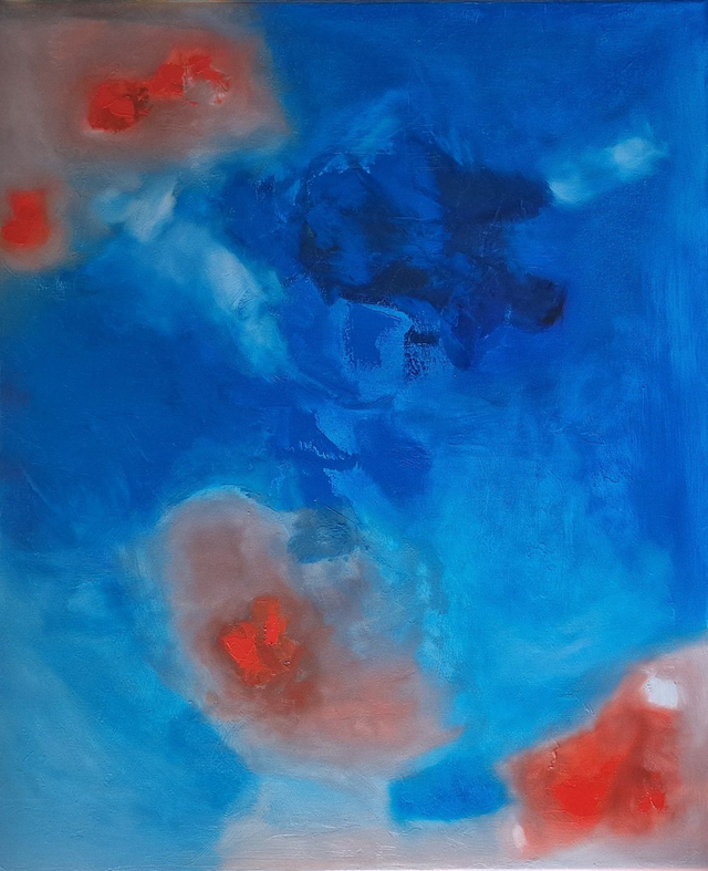 Huile sur toile | LE BAIN DU SOUVENIR