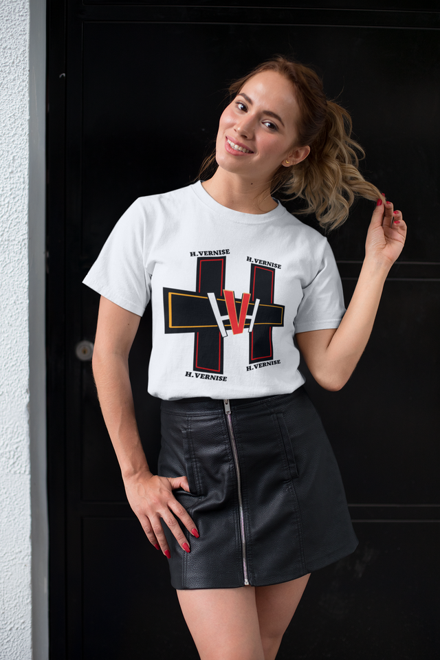 Q. c.5- T-shirt unisexe - Logo H