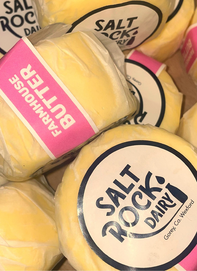 Farmhouse Cultured Butter with Wexford Sea Salt