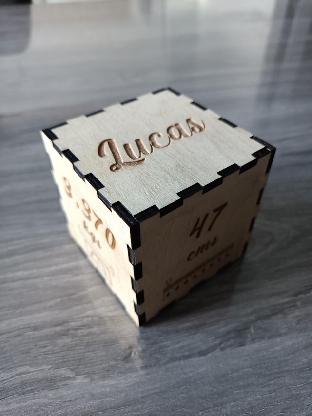 Cube Naissance et Porte Bracelet 