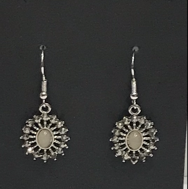 Silver Dangling Earrings- SDE36