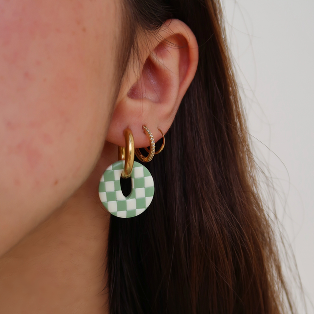 Boucles d’oreilles Lichen