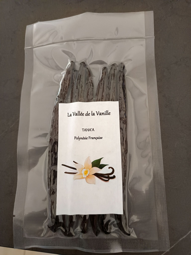 Vanille de Taha'a - Gousses 20 cm sous vide
