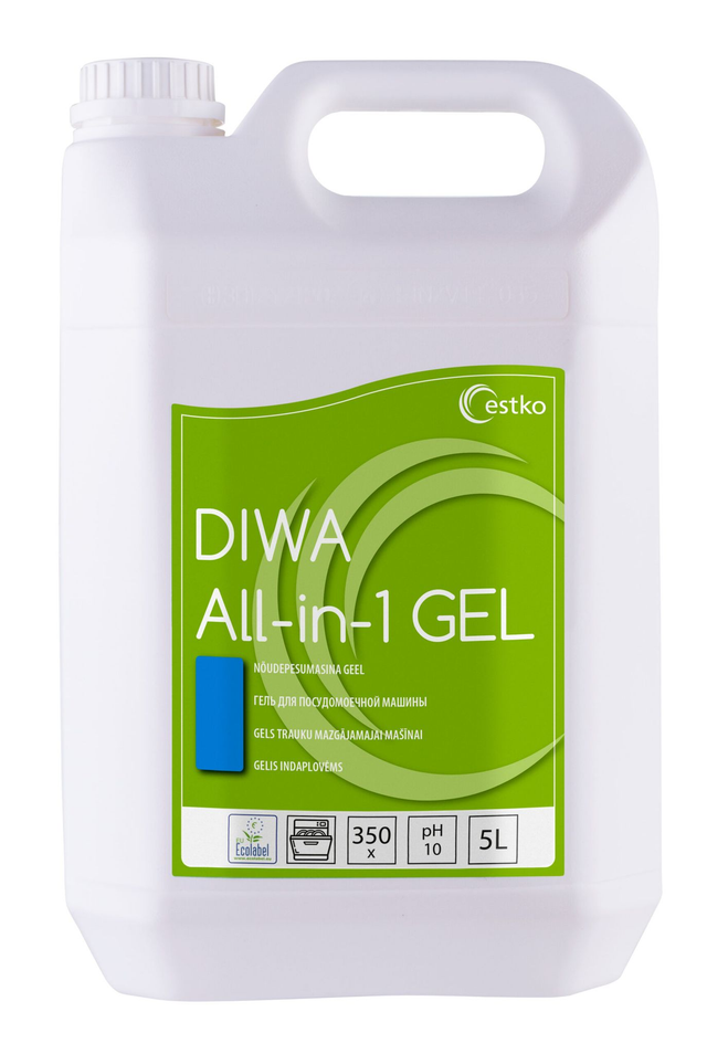 DIWA All-in-1 GEL Nõudepesumasina geel