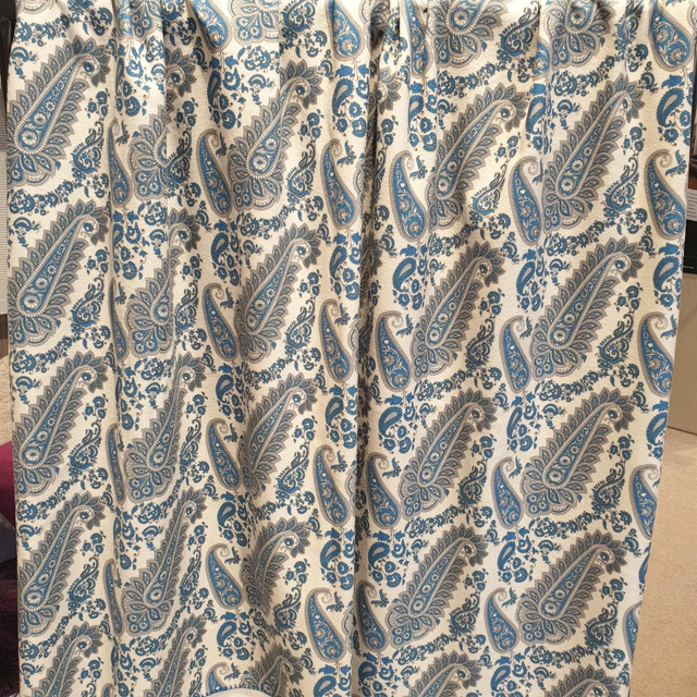 MAJESTY blau/weiß Wolldecke 