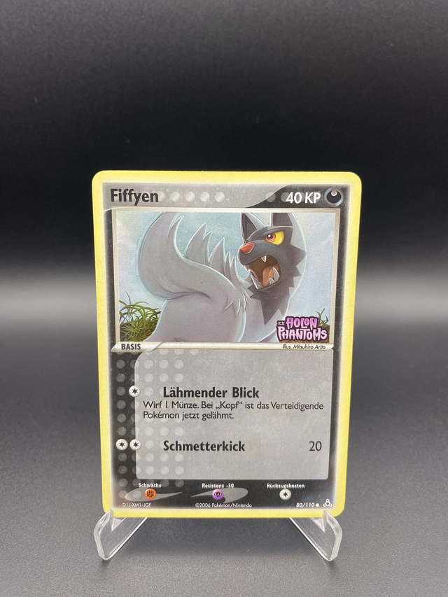 Fiffyen (80/110) EX Holon Phantoms - Good - DE - Reverse Holo mit Stamp