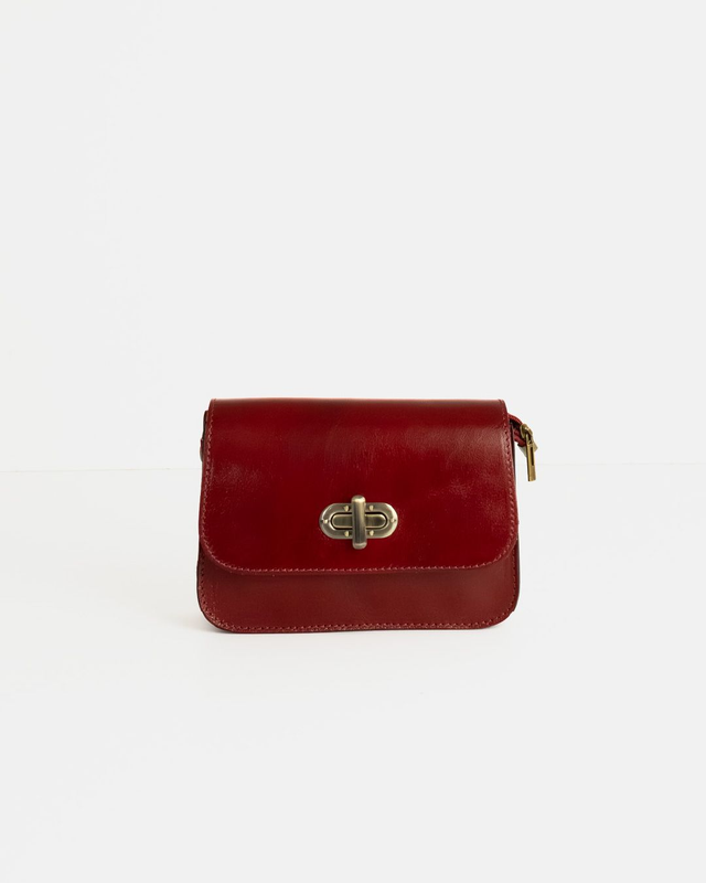 Borsa a tracolla stile vintage in pelle