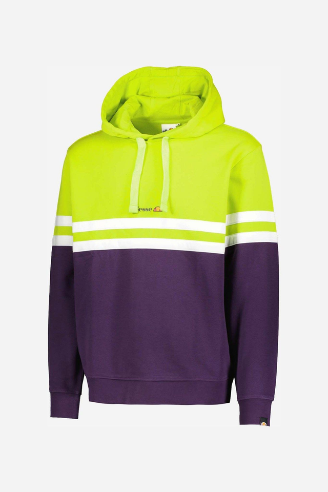 B05343B1 - ELLESSE Felpa Cappuccio Old Style bicolore