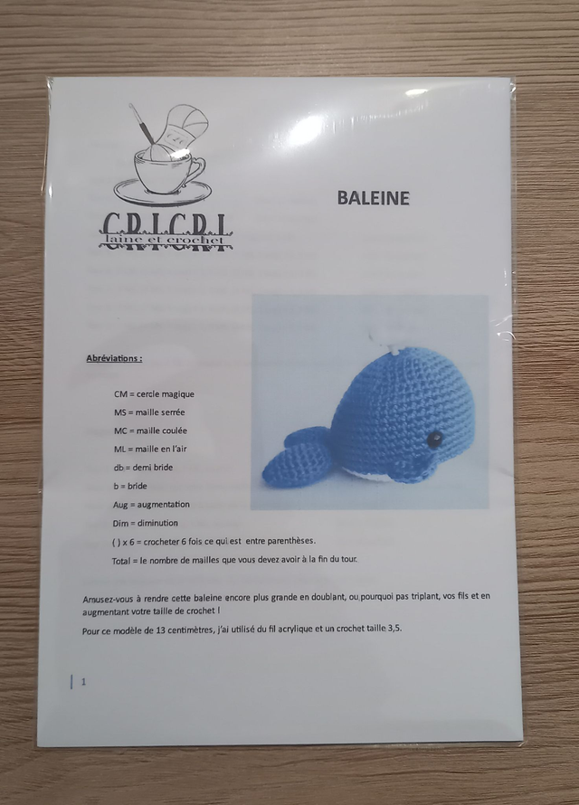 Tutoriel Rosalie la baleine