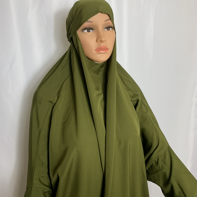 Olive Plush Jilbaab