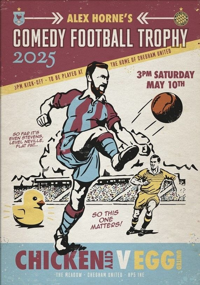 Alex Horne Comedy Football Trophy 2025 Poster