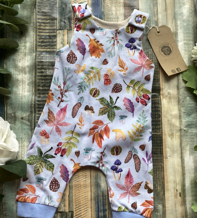 Autumn Whisper Dungarees 0-3m