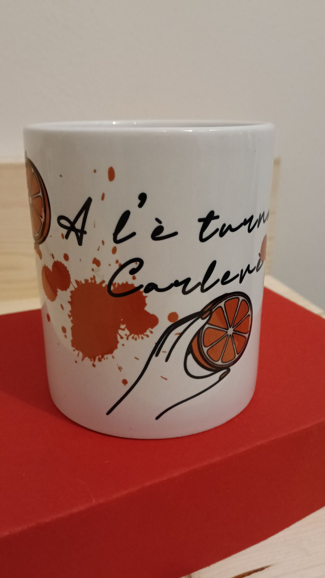 Tazza Carnevale di Ivrea" LA BATTAGLIA"