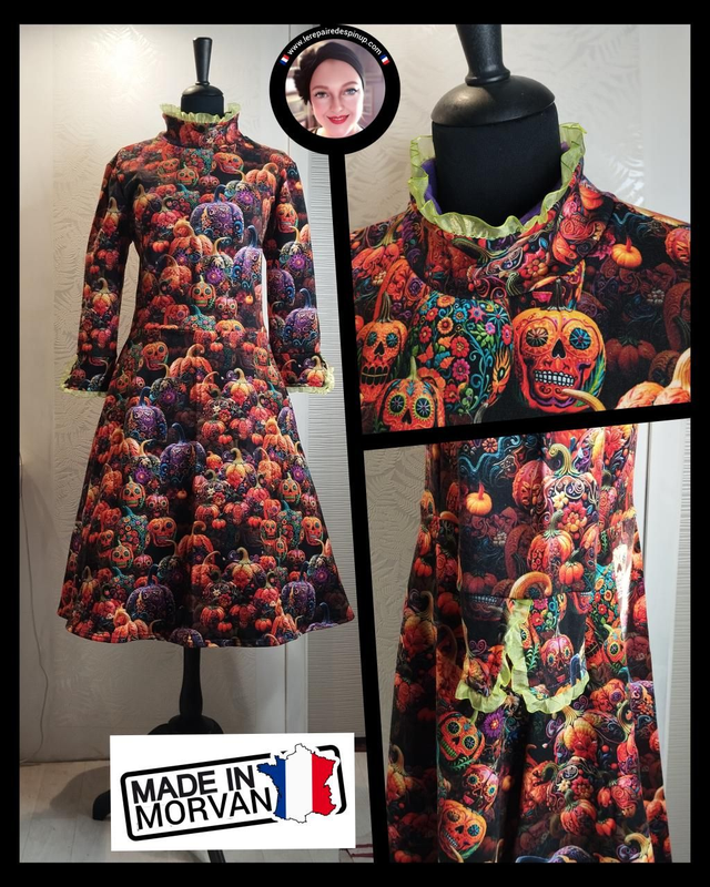 Robe Luna Citrouilles Mexicaines T44/48