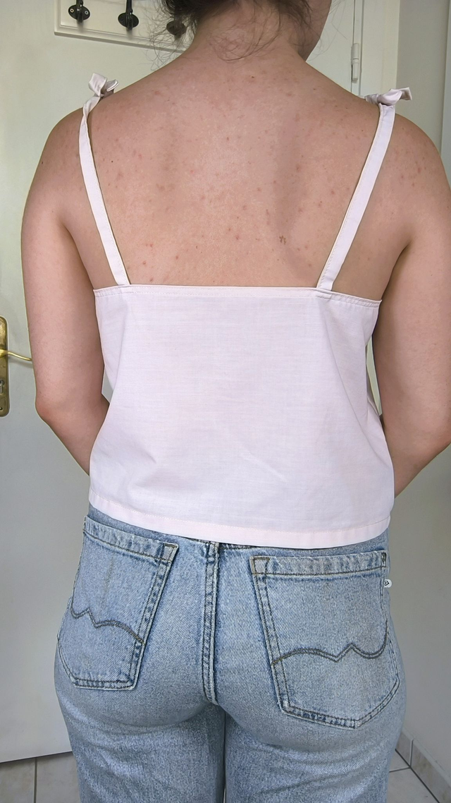 Top beige rose clair - Taille 1 & 2