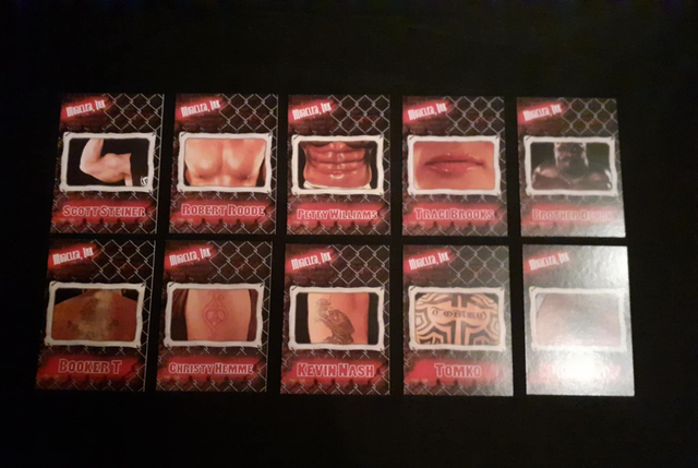 Muscles Ink Original Trading Card Full Set M1-1 To M1-10