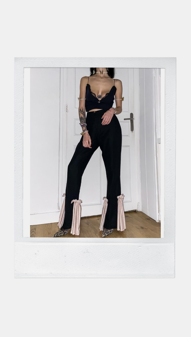 (Prototype) Bustier Upcycled - Avec Dentelle - XS