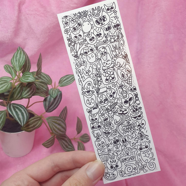 Doodle Cat Bookmark