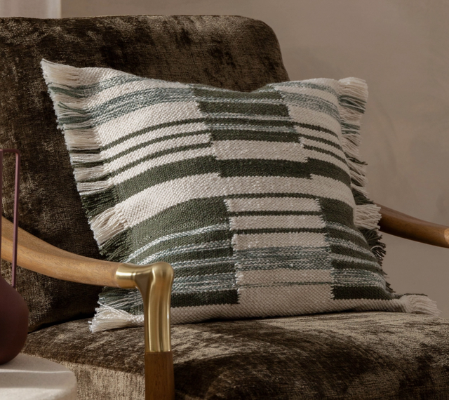Torode Woven Cushion Sage