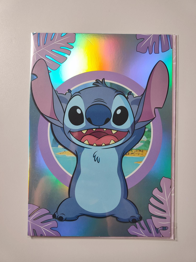 Stitch Grußkarte A4 mit Kuvert 