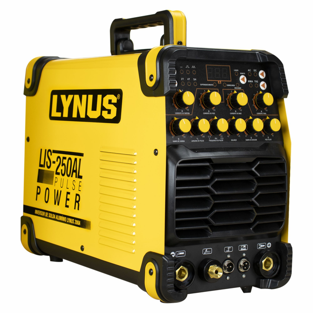 LIS-250AL PULSE - INVERSORA DE SOLDA ALUMÍNIO LYNUS 200A