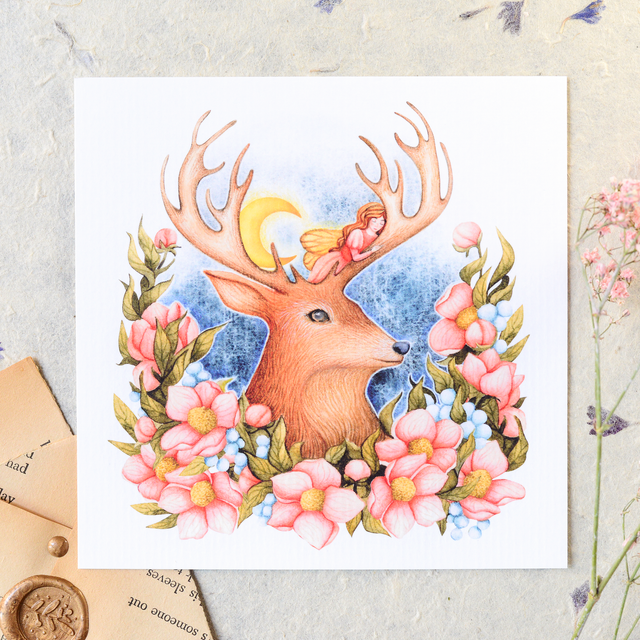 &quot;Sleeping Beauty&quot; postcard