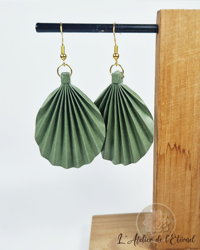 Boucles d'oreilles Licuala - Collection nature