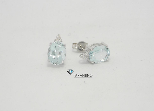GADV Orecchini acquamarina e diamanti