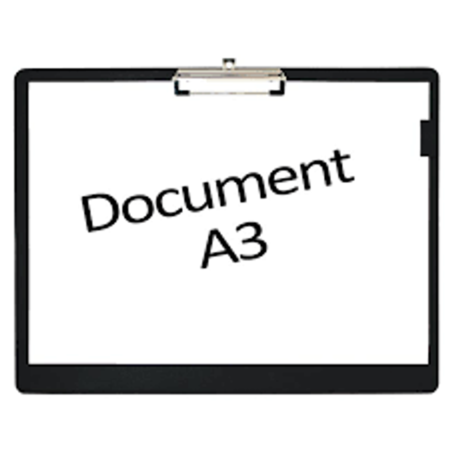 Porte-bloc A3 JPC Noir 3701254704702