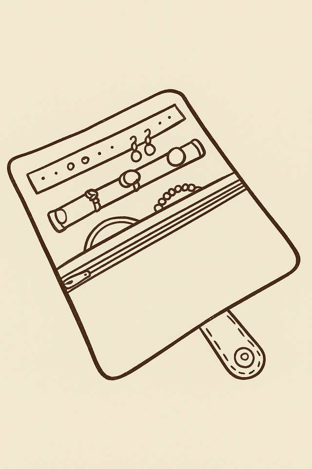 Trousse à bijoux à personnaliser