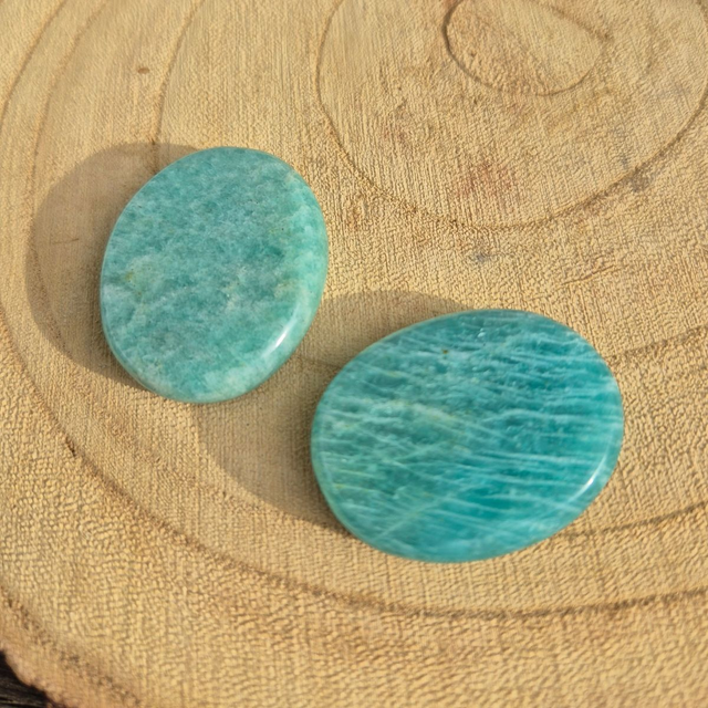 Galet plat - Amazonite