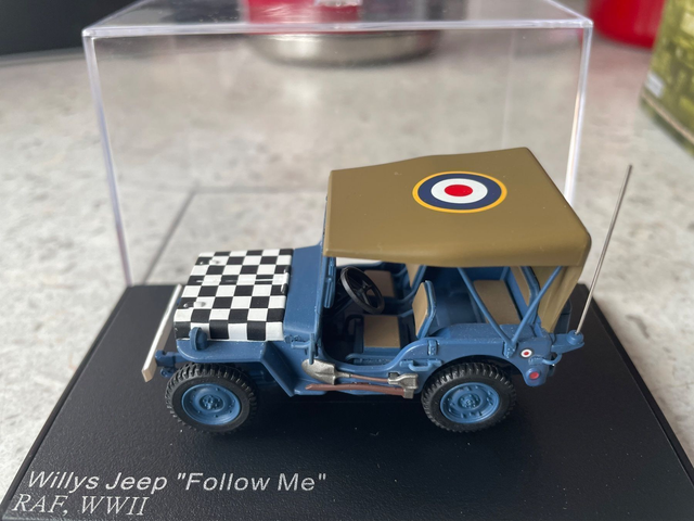 1/48 Willys Jeep Follow Me Royal Air Force