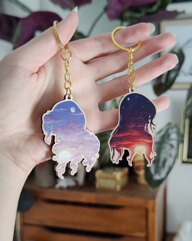 Porte-clé silhouette Aube