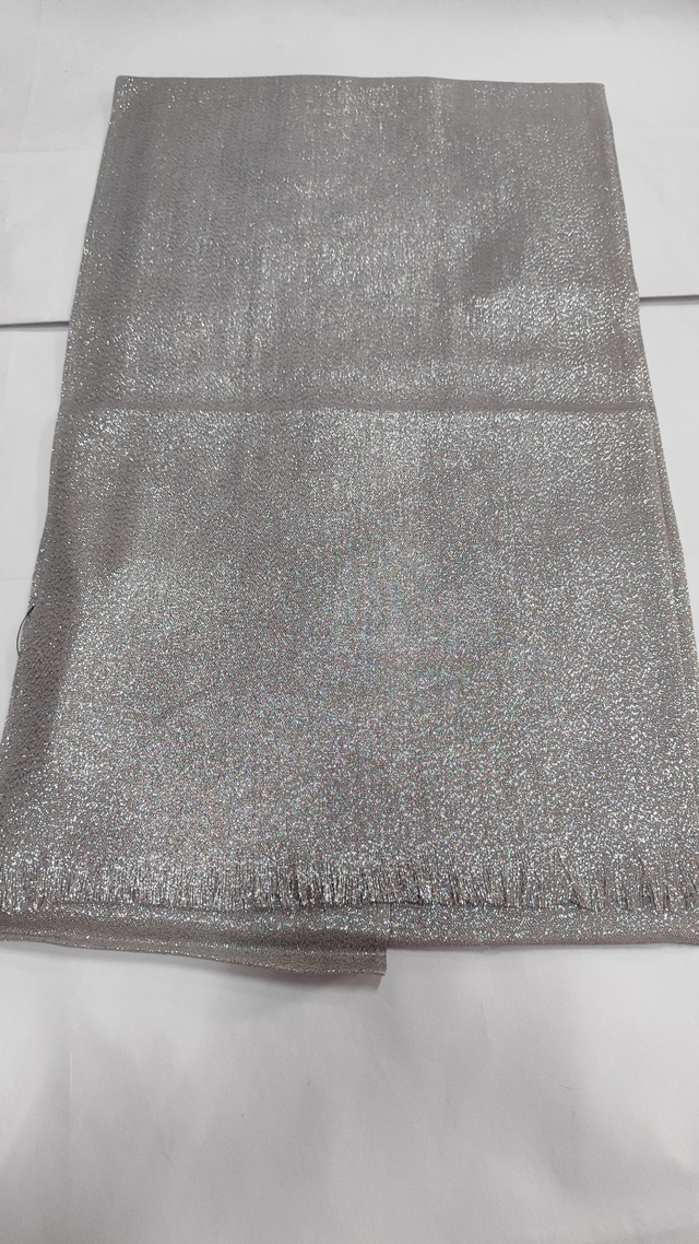 Stola ARGENTO elegante misto seta viscosa