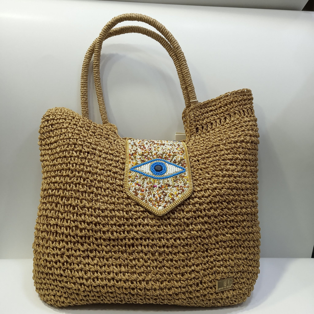 ΤΣΑΝΤΑ ΧΕΙΡΟΣ ΚΑΙ ΩΜΟΥ ΚΑΦΕ ΠΛΕΚΤΗ ΜΕ ΚΕΝΤΗΜΑ