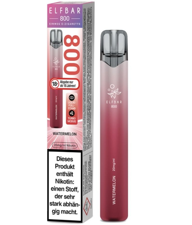 ELFBAR 800 Einweg E-Zigarette – Watermelon | 20 mg