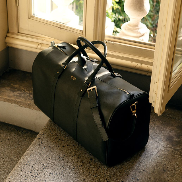 Boston Weekender | Green Leather - Mr. Trevis