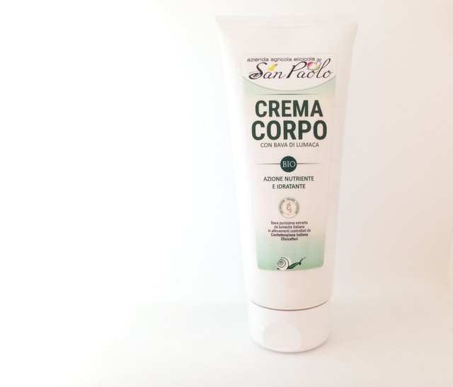 Crema Corpo Con Bava Di Lumaca - 200 ml - Nutriente e Idratante