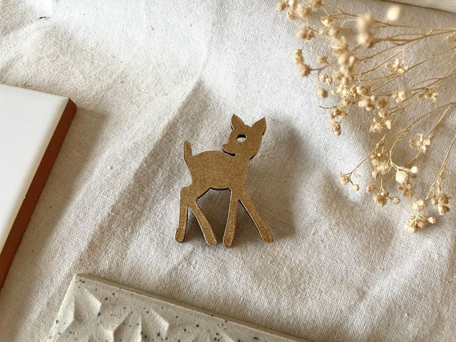 Broche Faon - Couleurs variées