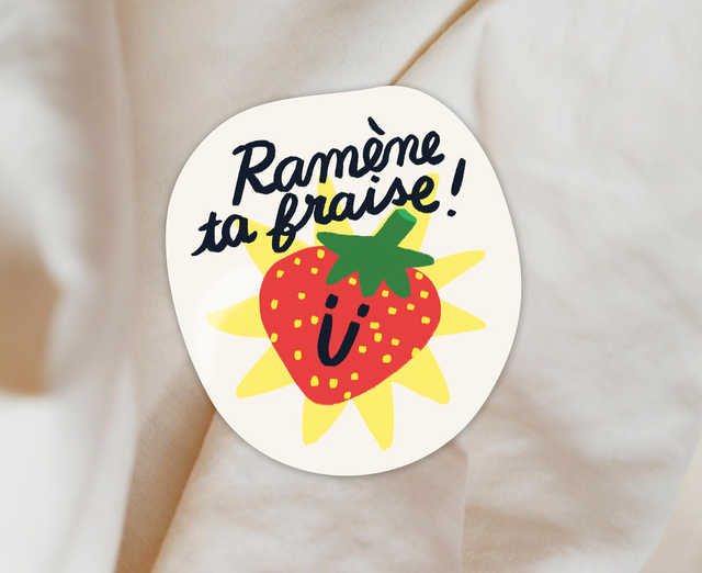 Sticker "Ramène ta fraise" 🍓