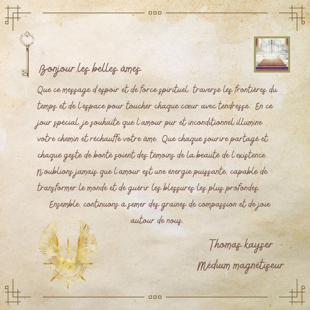 Message canalisé sous forme de lettre – Guidance écrite personnalisée