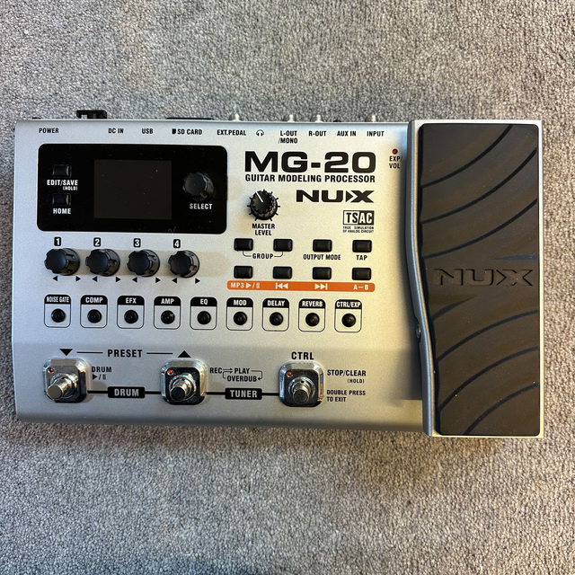 NUX MG-20 Guitar Modelling Processor